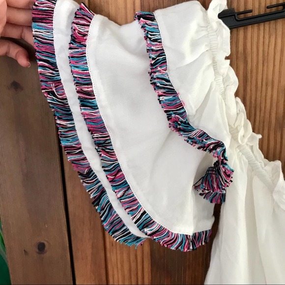 Carter Koral Crop Top White Size Extra Small - Picture 8 of 10